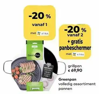Bio Planet Greenpan grillpan aanbieding