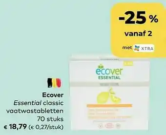 Bio Planet Ecover essential classic vaatwastabletten aanbieding