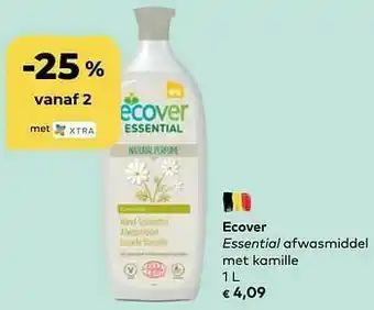 Bio Planet Ecover essential afwasmiddel met kamille aanbieding
