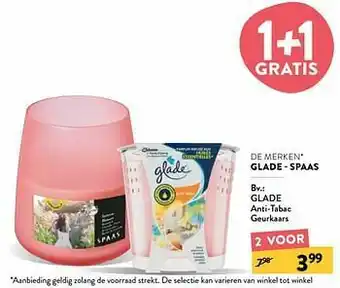 Glade anti-tabac geurkaars