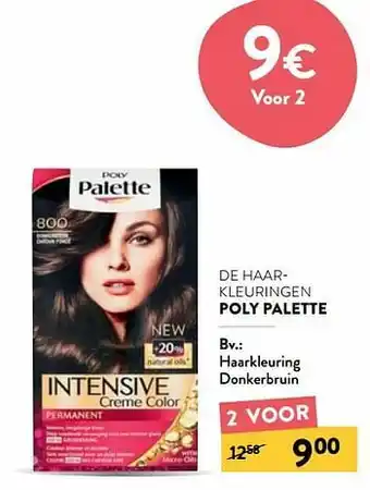 Di Haarkleuring donkerbruin aanbieding