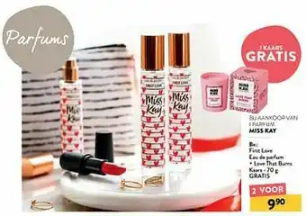 Di First love eau de parfum + love that burns kaars gratis aanbieding