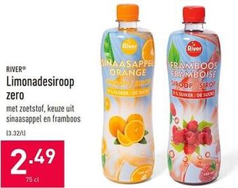 ALDI Limonadesiroop zero aanbieding