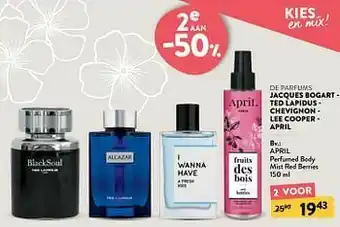Di April perfumed body mist red berries aanbieding