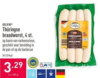 ALDI Thüringse braadworst aanbieding