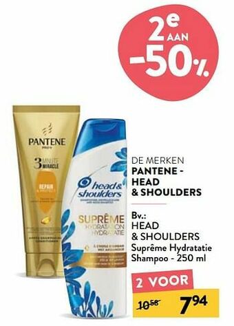 Head + shoulders suprême hydratatie shampoo