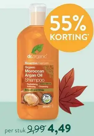 Holland & Barrett Moroccan argan oil shampoo aanbieding