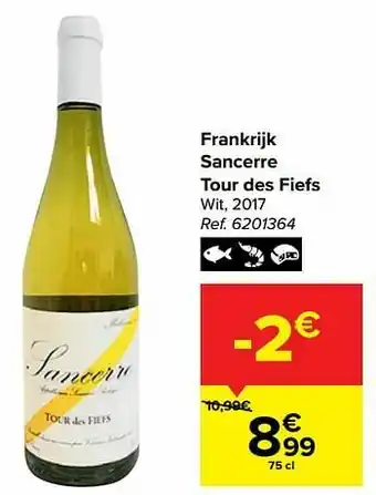 Frankrijk sancerre tour des fiefs wit