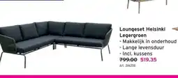 GAMMA Loungeset Helsinki Legergroen aanbieding