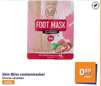 Action Skin Bliss voetenmasker aanbieding