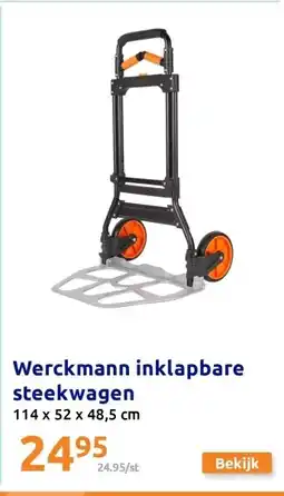 Action Werckmann inklapbare steekwagen aanbieding