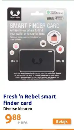 Action Fresh ’n Rebel smart finder card aanbieding