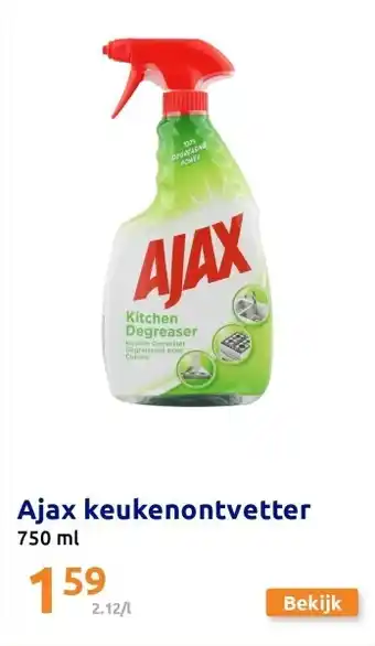 Action Ajax keukenontvetter aanbieding