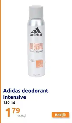Action Adidas deodorant Intensive aanbieding