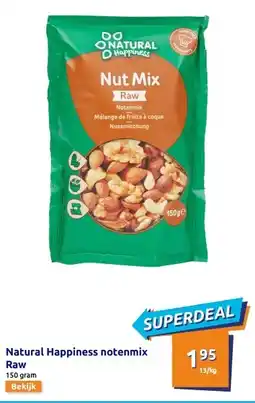 Action Natural Happiness notenmix Raw aanbieding