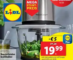 Lidl SILVERCREST KITCHEN TOOLS Roestvrijstalen multihakker aanbieding