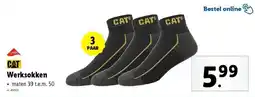 Lidl CAT Werksokken aanbieding