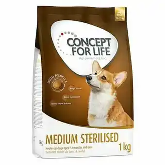 4x1kg Medium Sterilised Concept for Life Hondenvoer