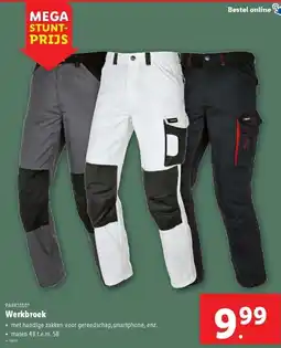 Lidl Werkbroek aanbieding