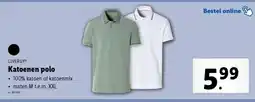 Lidl Katoenen polo aanbieding