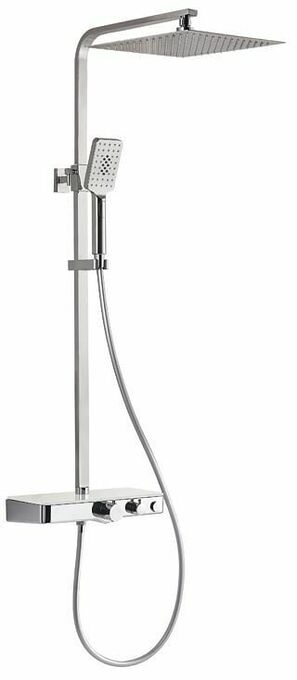 Zelfbouwmarkt Doucheset Ocean Thermostatisch Wit/chroom aanbieding