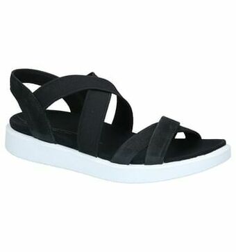 ECCO Flow Sandalen Zwart