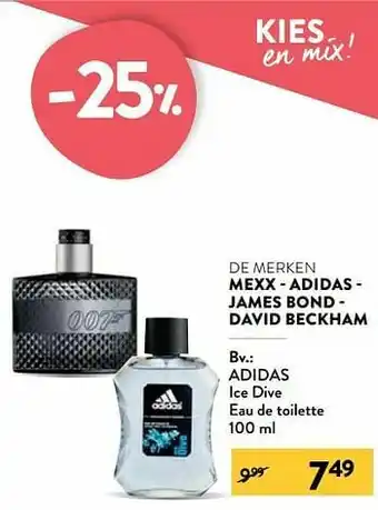 Di Adidas ice dive eau de toilette aanbieding