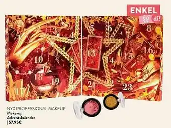 Di Nyx professional makeup make-up adventskalender aanbieding