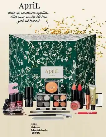 April make-up adventskalender