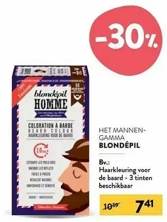 Haarkleuring voor de baard - 3 tinten beschikbaar
