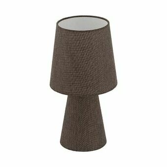 Zelfbouwmarkt Tafellamp Modern Bruin Textiel E14 aanbieding