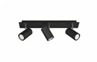 Zelfbouwmarkt Opbouwspot Zwart Mat Excl Lamp Led Mogelijk 3 Spots aanbieding