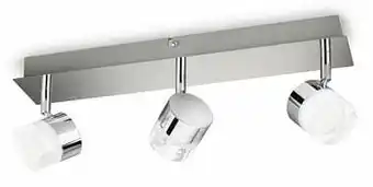 Zelfbouwmarkt Opbouwspot Led - 3x5w - 400lm - Chroom aanbieding