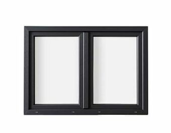Zelfbouwmarkt Dubbel Opendraaiend Raam Pvc Antr/wit Deceuninck 1400x1000mm aanbieding