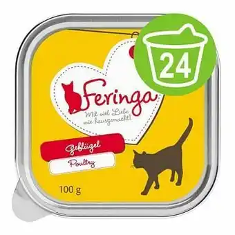 Zooplus 24x100g Kuipje II (6 soorten) Feringa Kattenvoer aanbieding
