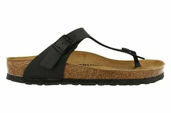 Berca Shoes Birkenstock Pantoffel Heren Gizeh Black - Zwart aanbieding