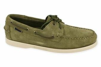 Berca Shoes Sebago Veterschoen Heren Portland Flesh Out Green Military - Kaki aanbieding