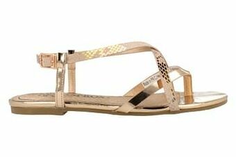 Berca Shoes Sprox Sandaal Dames - Rosegold aanbieding