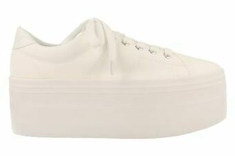 Berca Shoes No Name Sneaker Laag Dames Plato L Trend Plateauzool - Wit aanbieding