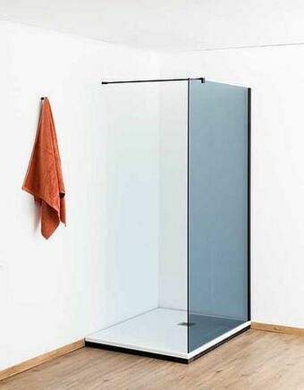 Zelfbouwmarkt Douchewand Anais Grijs Glas 970 X 2000 Mm aanbieding