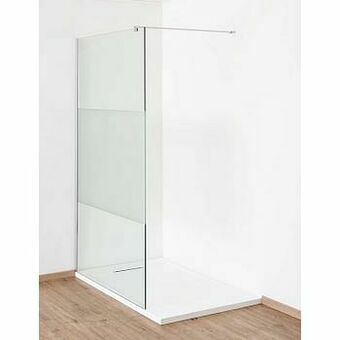 Inloopdouche Anais 157 X 200 Cm Verzuurd Glas - Chroom