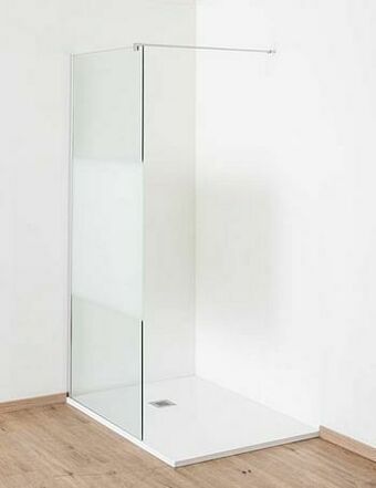 Inloopdouche Anais 97 X 200 Cm Verzuurd Glas - Chroom