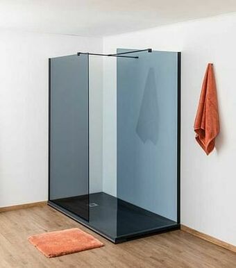 Zelfbouwmarkt Douchewand Anais Grijs Glas 1170 X 2000 Mm aanbieding