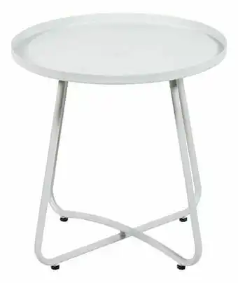 Dreamland Bijzettafel rond lichtgrijs aanbieding