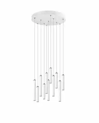 Zelfbouwmarkt Hanglamp Wit Mat Incl. 11x2,5w Led/ 3000k/ 11x200lm D40cm aanbieding