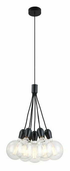 Zelfbouwmarkt Hanglamp Cluster 7 Pendellampen Zwart aanbieding