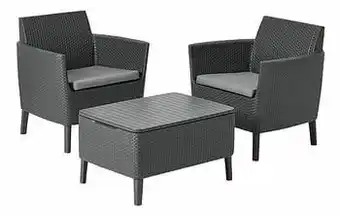 Dreamland Keter Allibert balkonset Salemo Graphite aanbieding