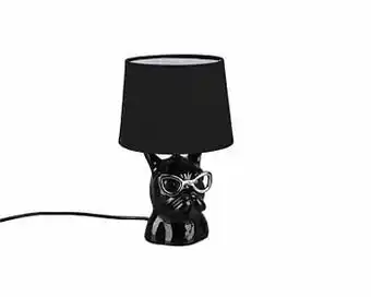 Tafellamp Zwart Hond Excl Lamp Led Mogelijk