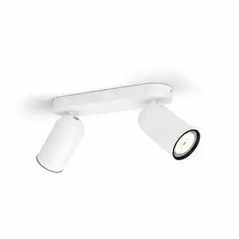 Opbouwspot - 2xgu10 - Wit - Lamp Excl.
