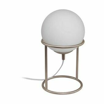 Zelfbouwmarkt Tafellamp E14 - H28cm - Champagne/wit aanbieding